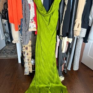 Elegant Green Evening Gown